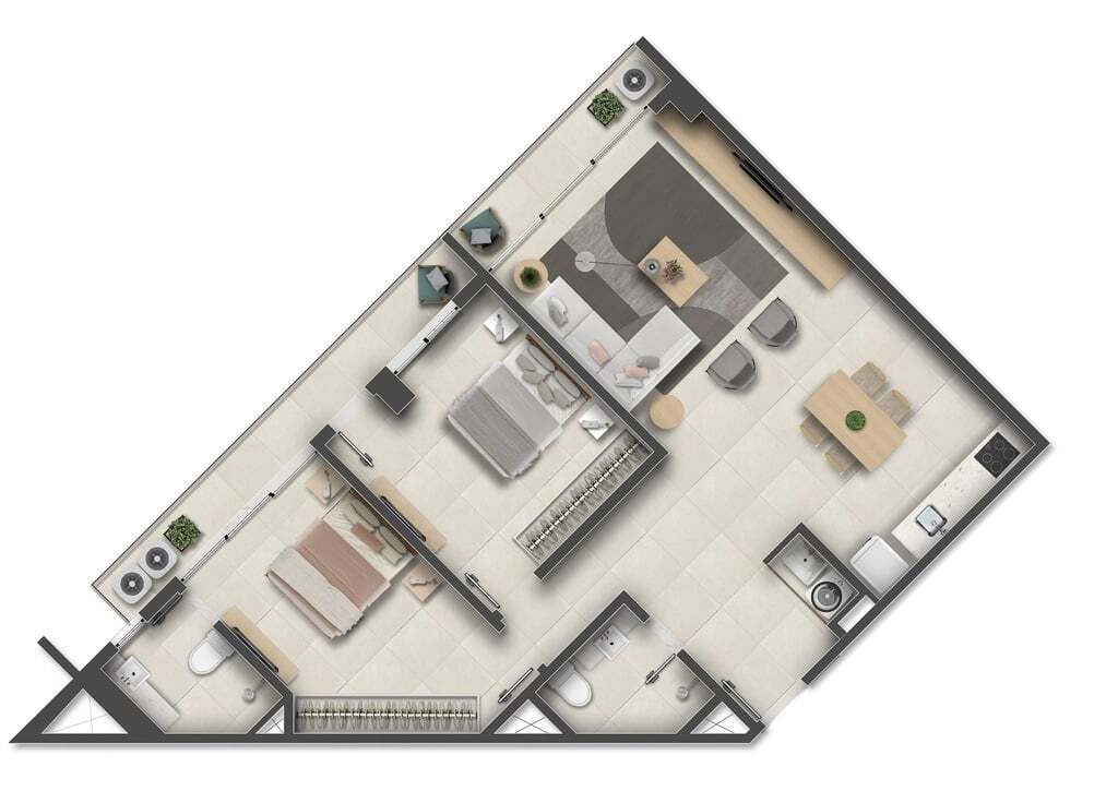 Apartamento à venda com 1 quarto, 48m² - Foto 66