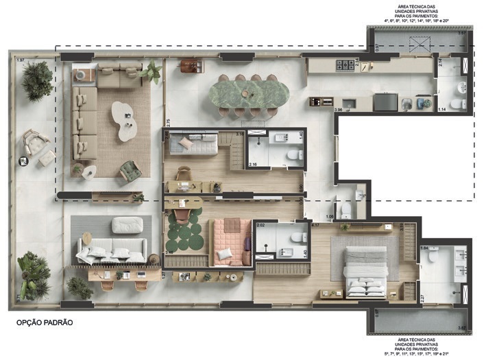 Apartamento, 3 quartos, 167 m² - Foto 23
