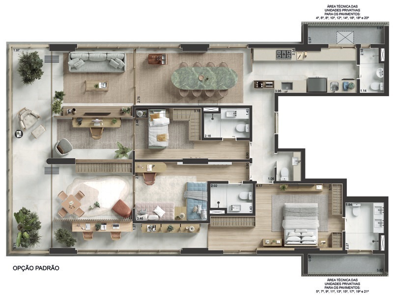 Apartamento, 3 quartos, 167 m² - Foto 24