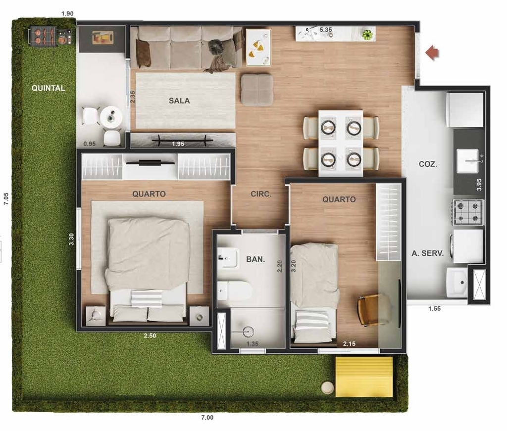 Apartamento à venda com 1 quarto, 30m² - Foto 26