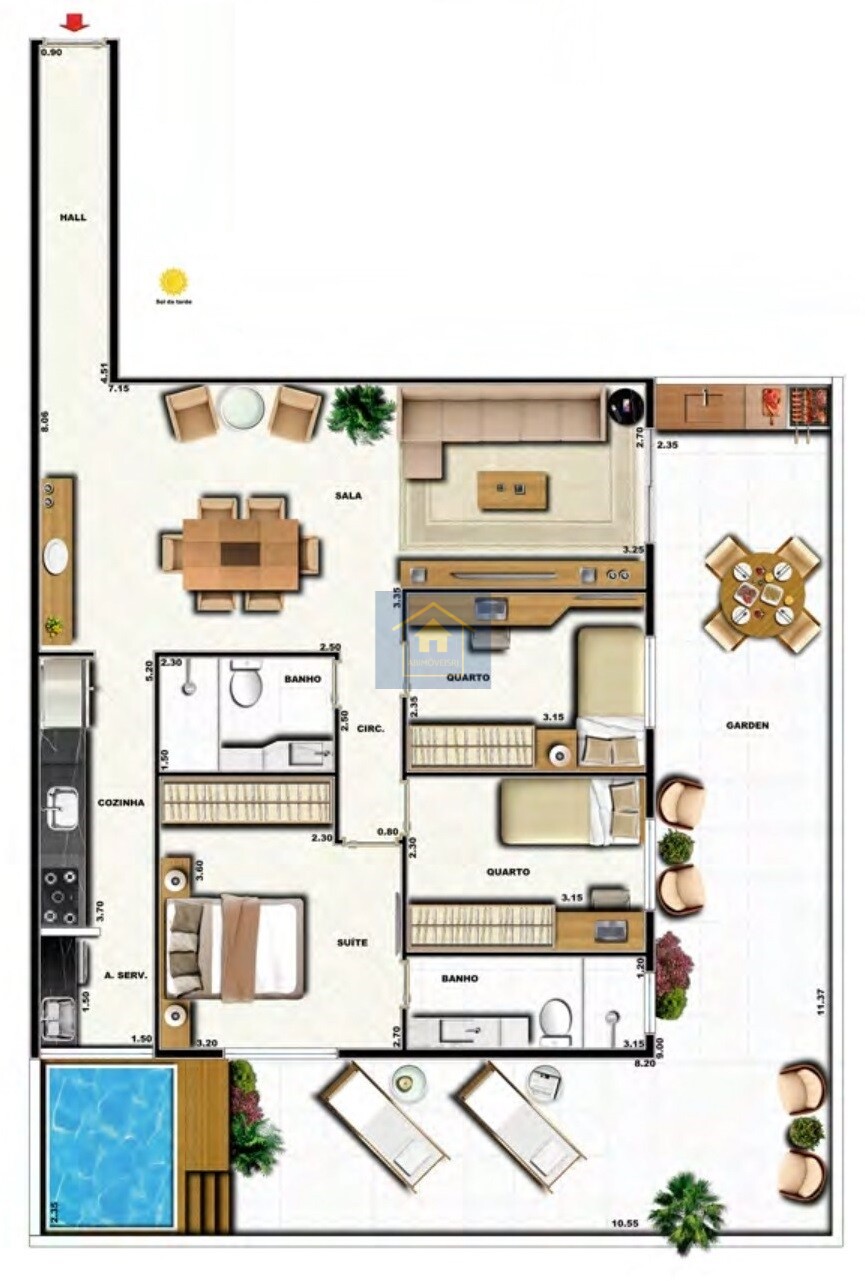 Cobertura à venda com 3 quartos, 160m² - Foto 39