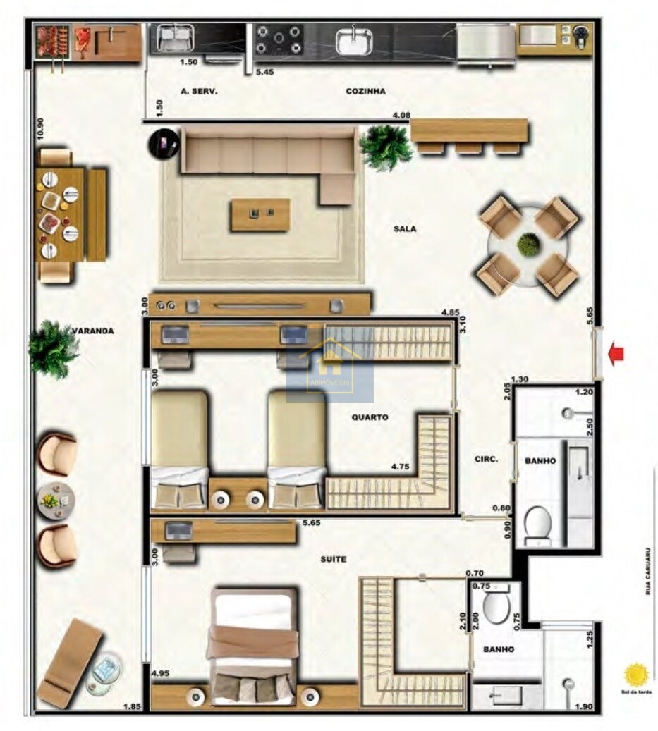 Cobertura à venda com 3 quartos, 160m² - Foto 33