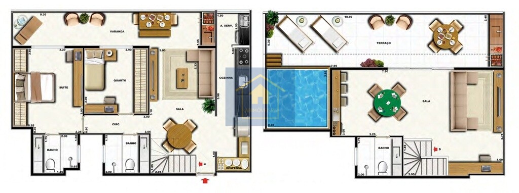 Cobertura à venda com 3 quartos, 160m² - Foto 46