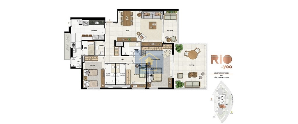 Apartamento à venda com 3 quartos, 155m² - Foto 46