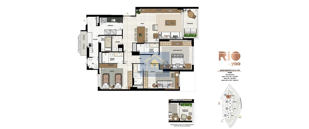 Apartamento à venda com 3 quartos, 155m² - Foto 43