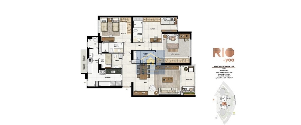 Apartamento à venda com 3 quartos, 155m² - Foto 49