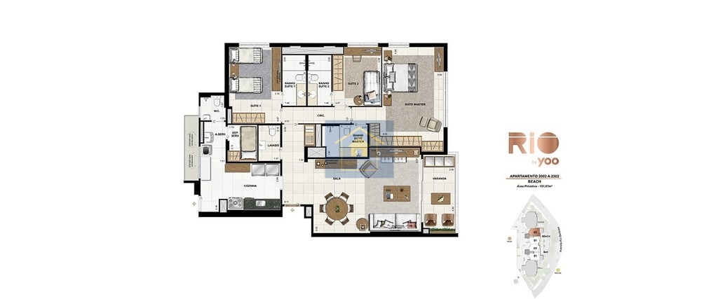 Apartamento à venda com 3 quartos, 155m² - Foto 41