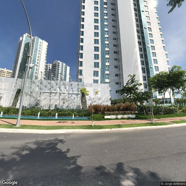 Imagem estática do "Street View" da localização