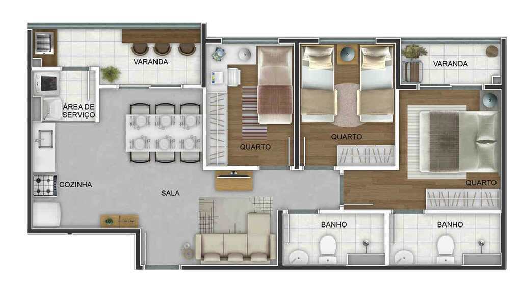 Apartamento à venda com 3 quartos, 73m² - Foto 52