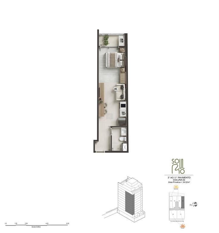 Apartamento, 1 quarto, 34 m² - Foto 22