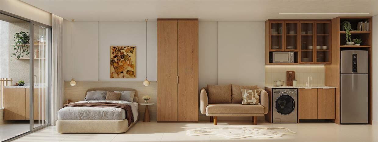 Apartamento, 1 quarto, 34 m² - Foto 6