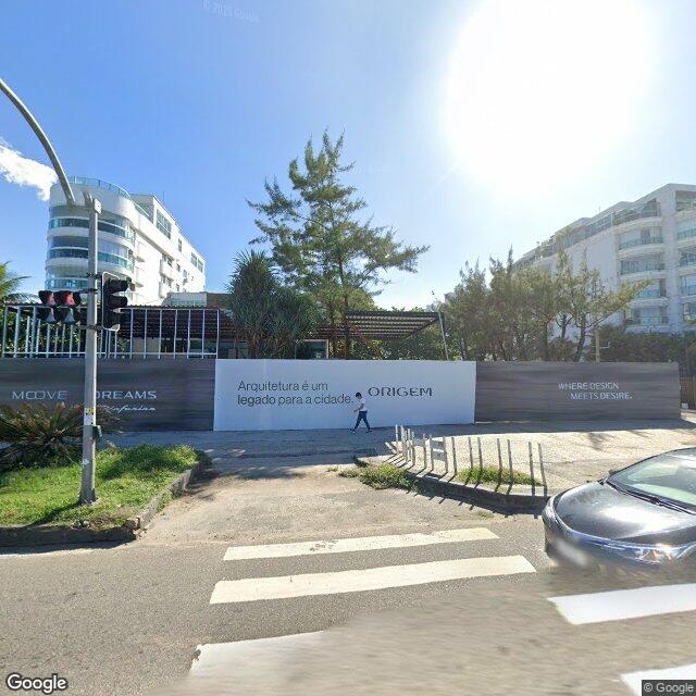 Imagem estática do "Street View" da localização