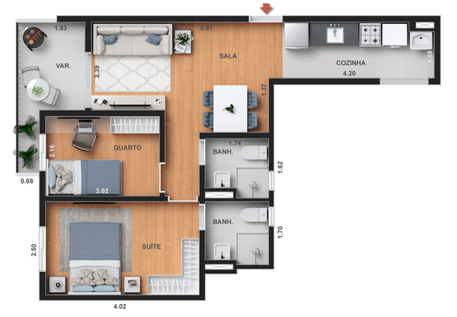 Apartamento à venda com 1 quarto, 31m² - Foto 21