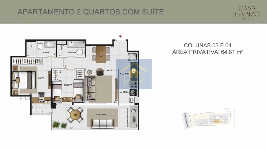 Apartamento à venda com 2 quartos, 79m² - Foto 22