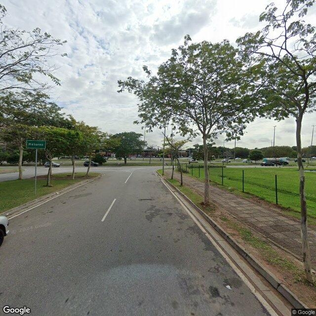 Imagem estática do "Street View" da localização