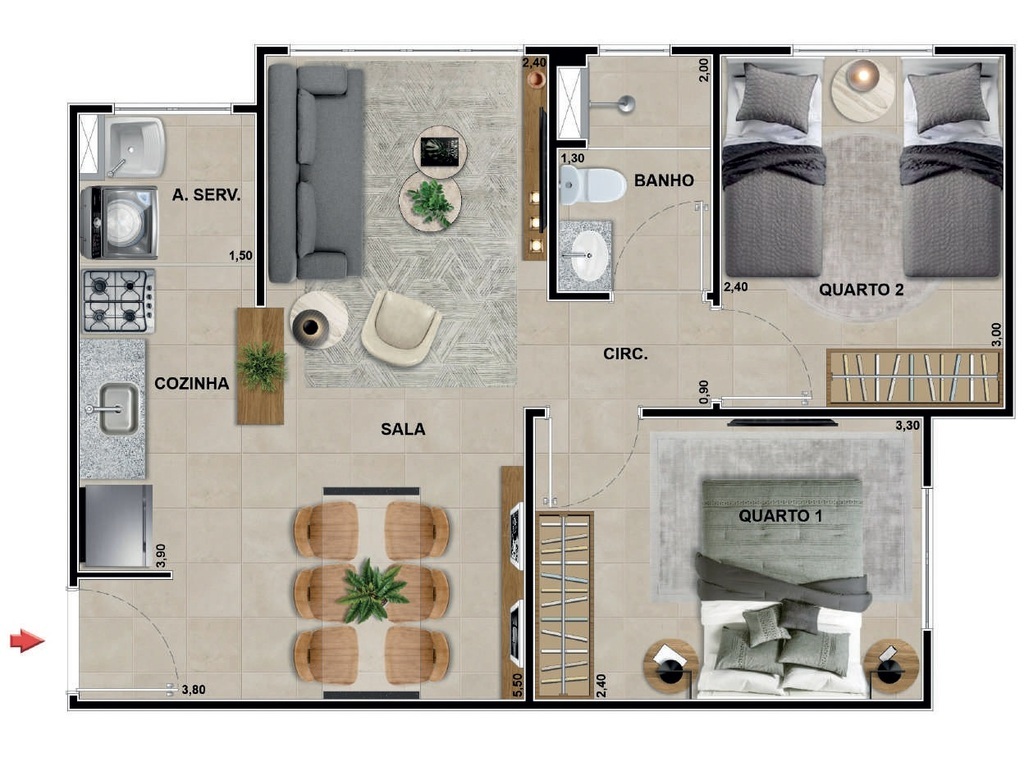 Cobertura à venda com 2 quartos, 121m² - Foto 41