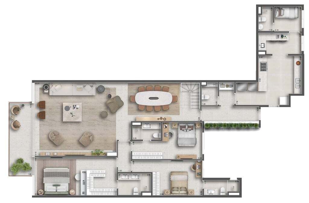Apartamento, 3 quartos, 166 m² - Foto 24