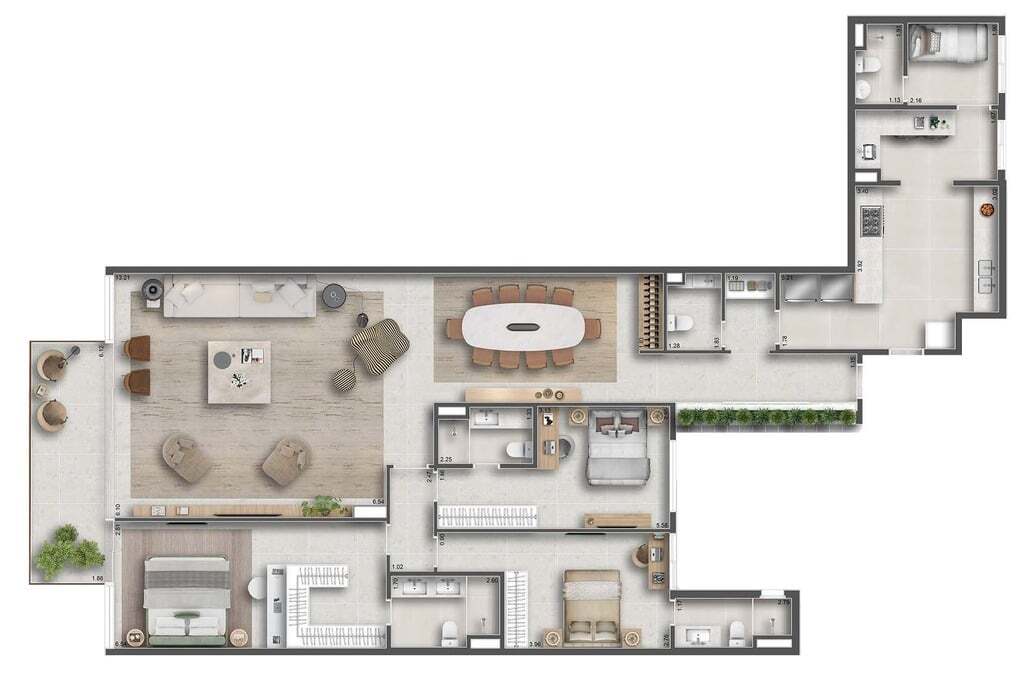 Apartamento, 3 quartos, 166 m² - Foto 20