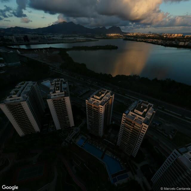 Imagem estática do "Street View" da localização