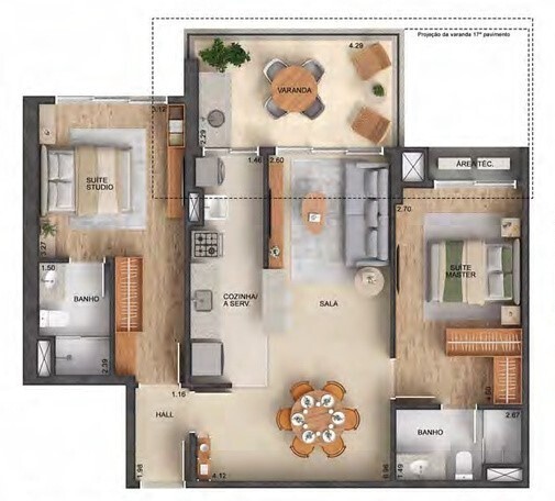 Apartamento, 2 quartos, 86 m² - Foto 11