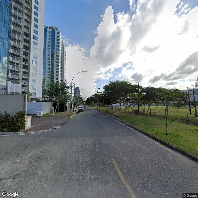 Imagem estática do "Street View" da localização