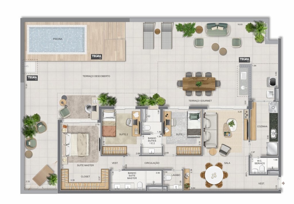Apartamento, 3 quartos, 123 m² - Foto 78