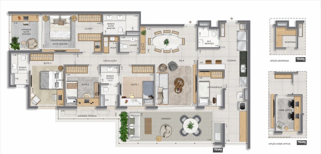 Apartamento, 3 quartos, 123 m² - Foto 70