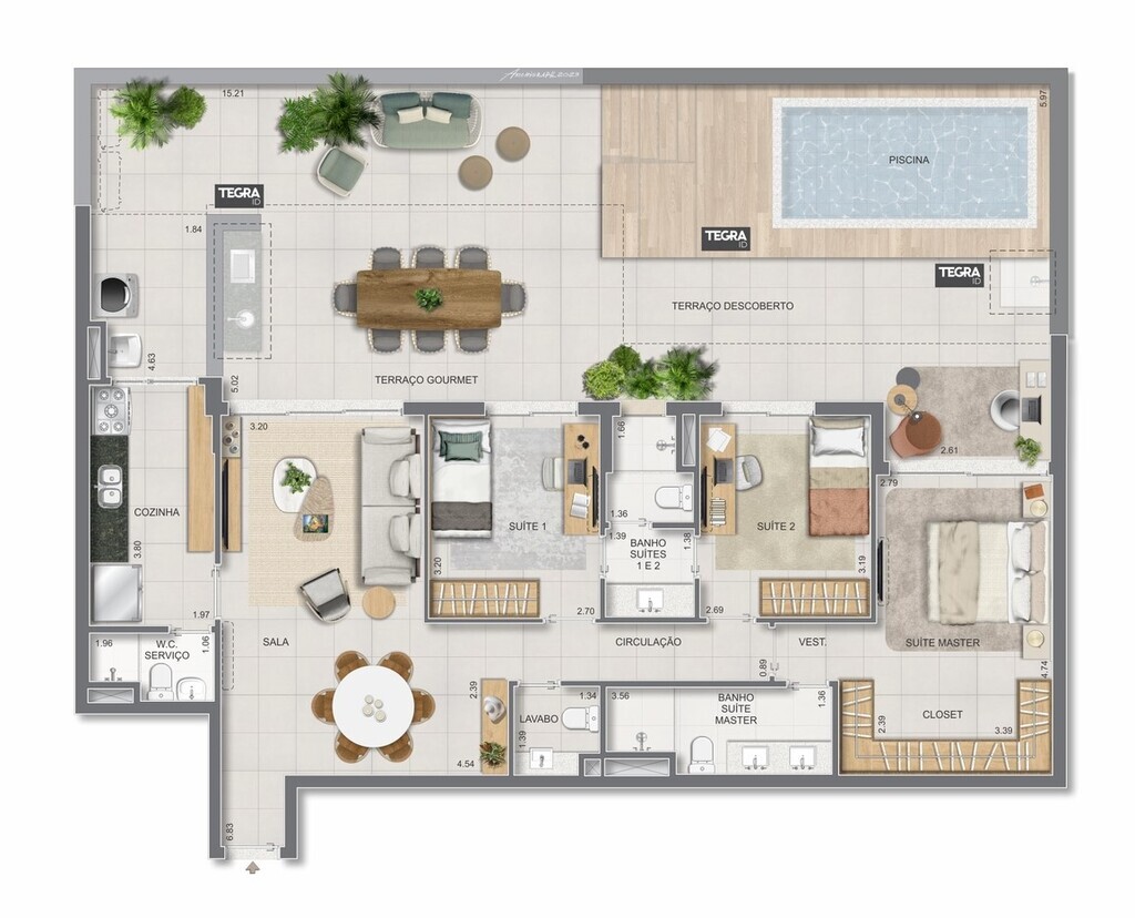 Apartamento, 3 quartos, 123 m² - Foto 75