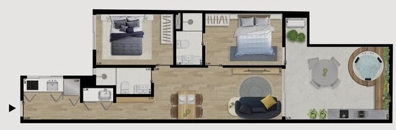 Apartamento à venda com 1 quarto, 35m² - Foto 43