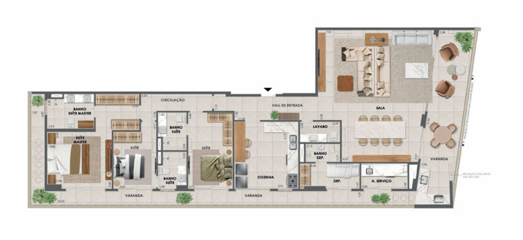 Apartamento, 4 quartos, 253 m² - Foto 23