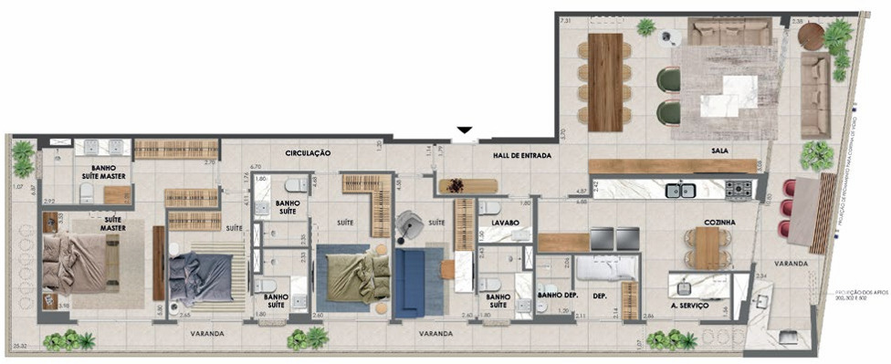 Apartamento, 4 quartos, 253 m² - Foto 19