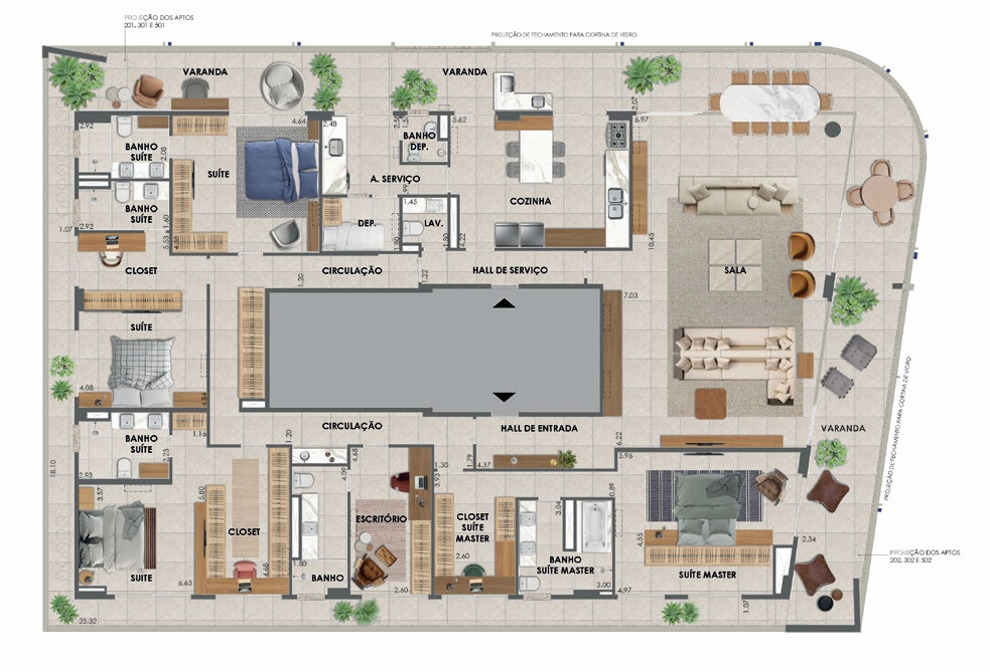 Apartamento, 4 quartos, 253 m² - Foto 26