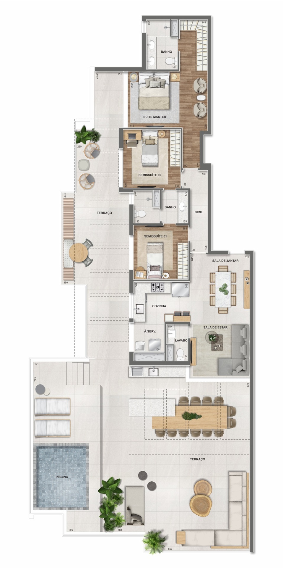 Apartamento à venda com 4 quartos, 145m² - Foto 53