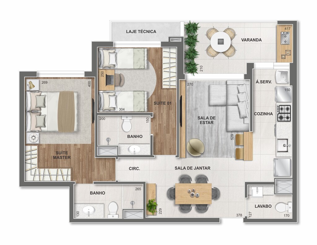 Apartamento à venda com 4 quartos, 145m² - Foto 38