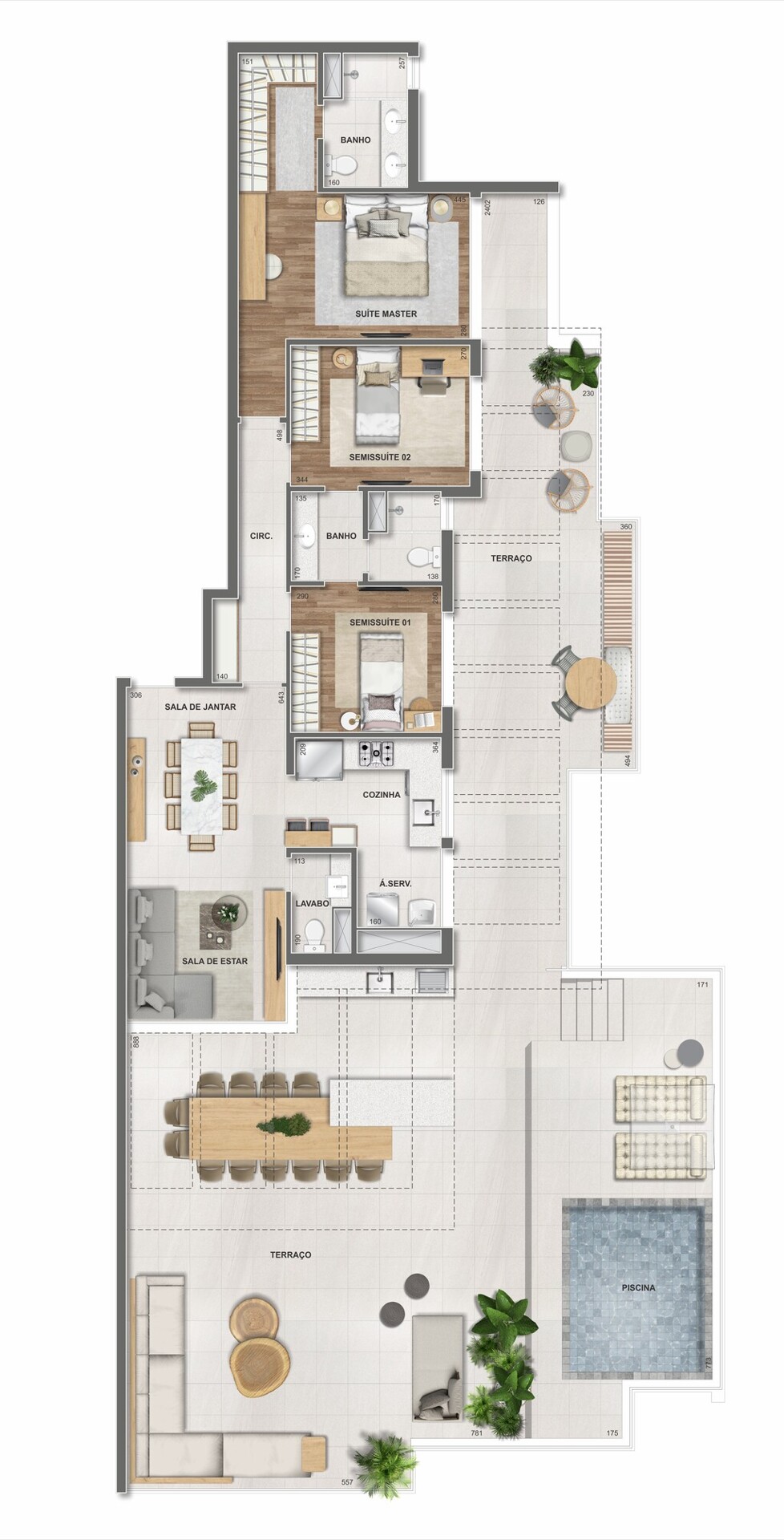 Apartamento à venda com 4 quartos, 145m² - Foto 54