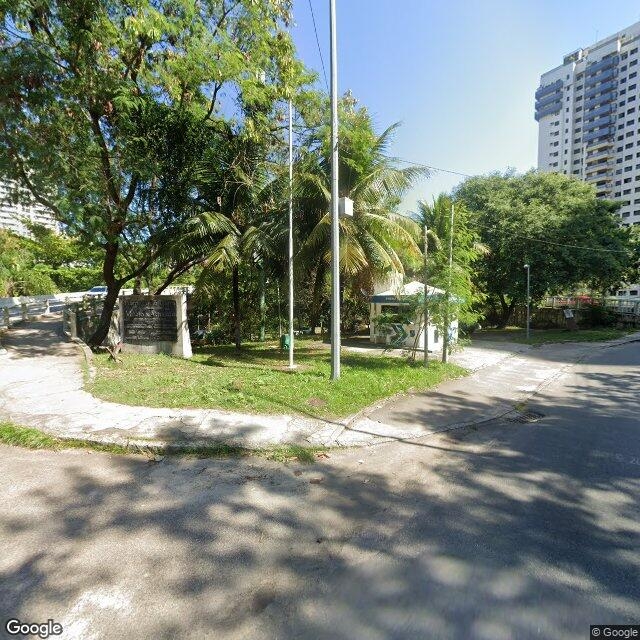 Imagem estática do "Street View" da localização