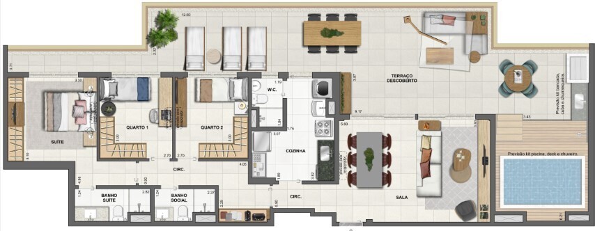 Apartamento à venda com 4 quartos, 165m² - Foto 67