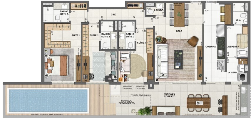 Apartamento à venda com 4 quartos, 165m² - Foto 47