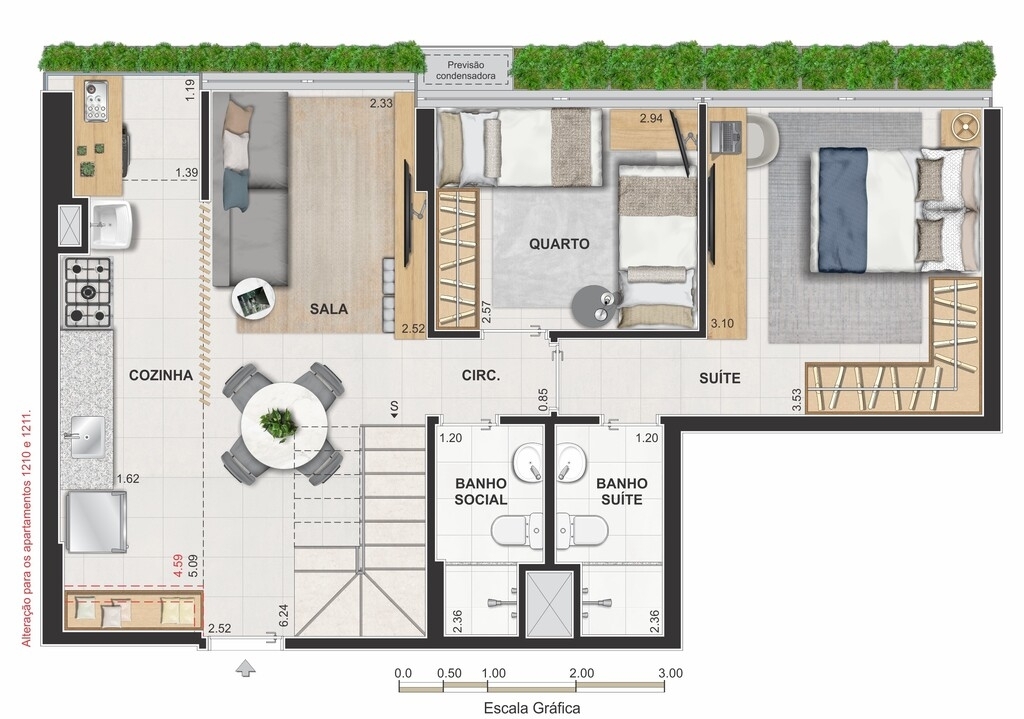 Apartamento à venda com 2 quartos, 60m² - Foto 53