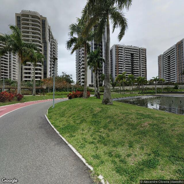 Imagem estática do "Street View" da localização