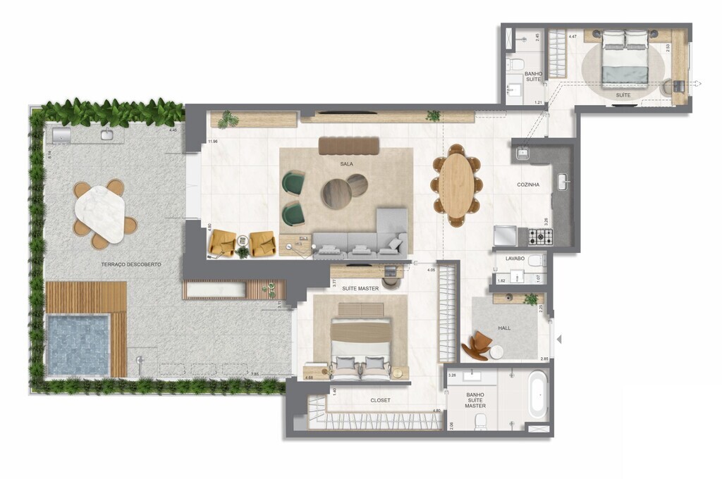 Apartamento, 4 quartos, 211 m² - Foto 74
