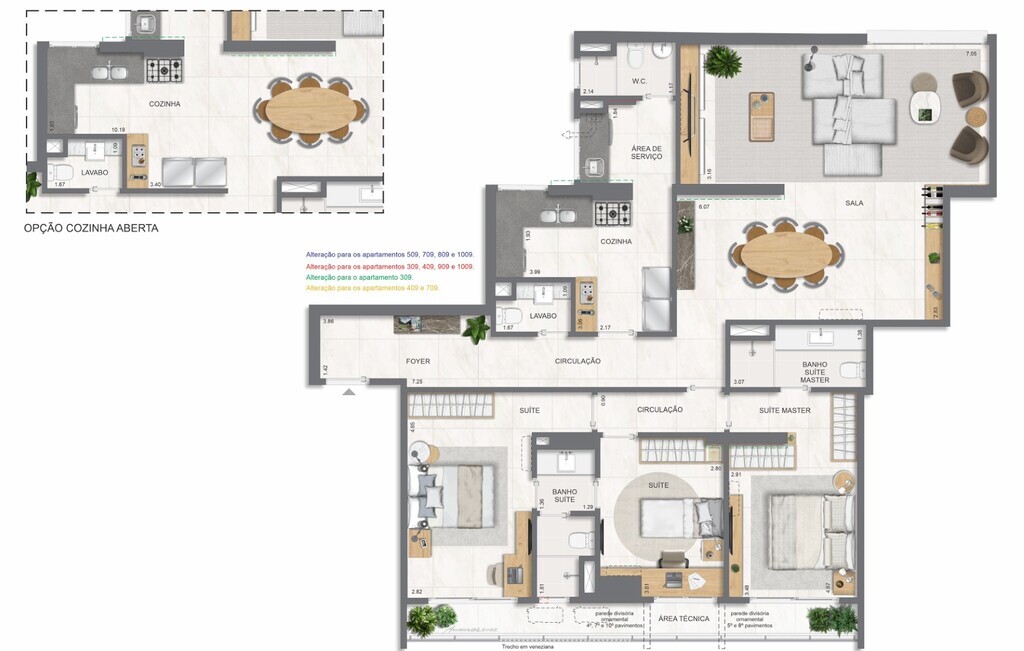 Apartamento, 4 quartos, 211 m² - Foto 45