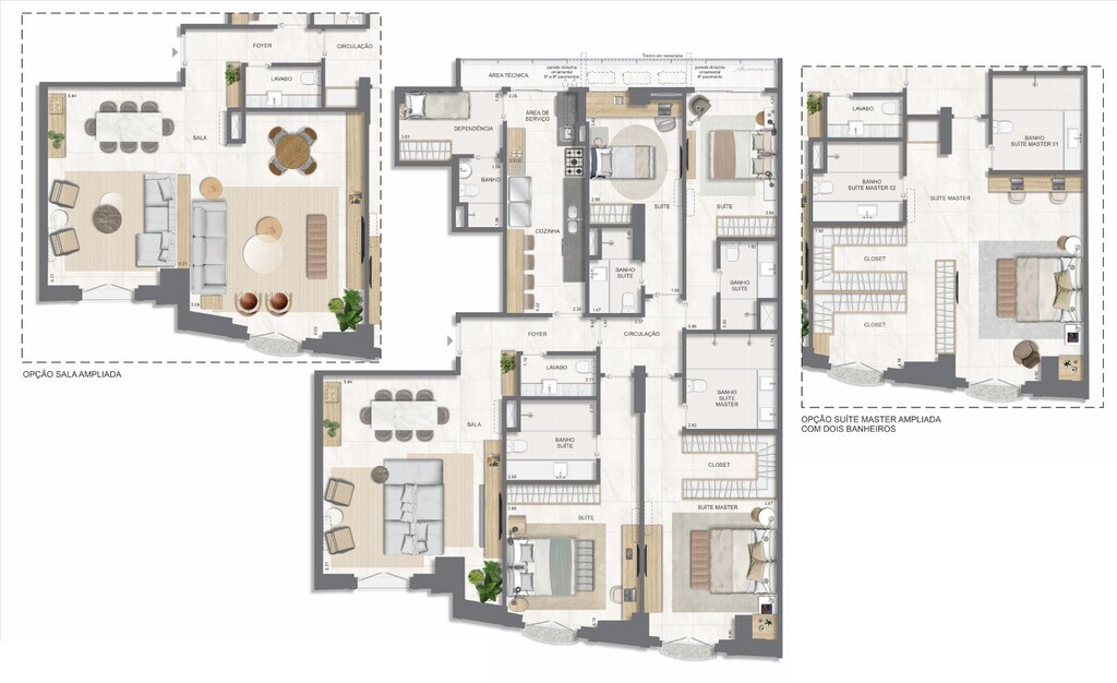 Apartamento, 4 quartos, 211 m² - Foto 70