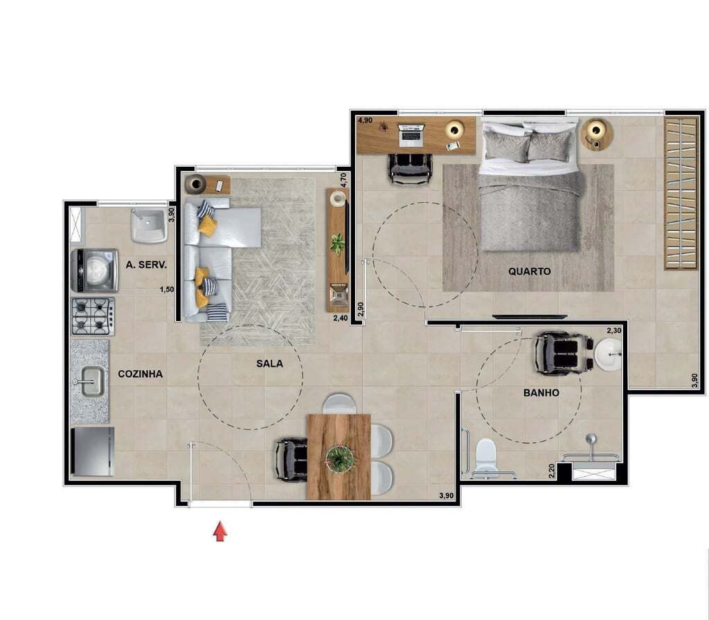 Apartamento à venda com 3 quartos, 87m² - Foto 38