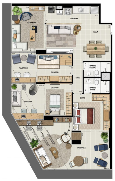 Apartamento à venda com 2 quartos, 82m² - Foto 32