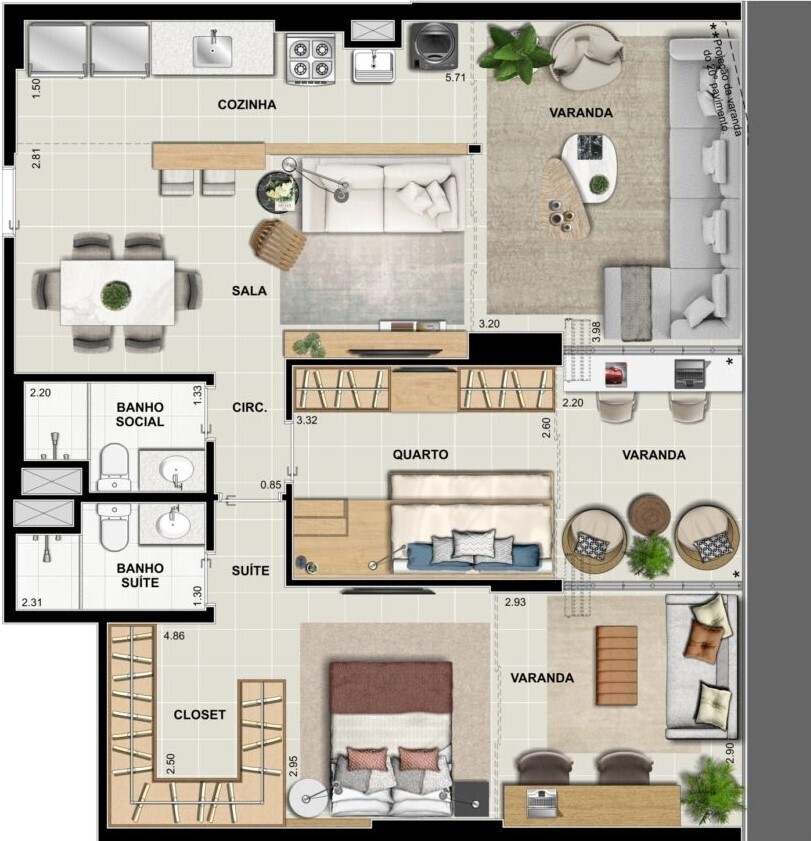 Apartamento à venda com 2 quartos, 82m² - Foto 26