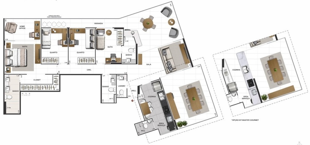 Apartamento à venda com 3 quartos, 117m² - Foto 30