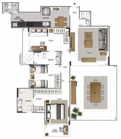 Apartamento à venda com 3 quartos, 117m² - Foto 28