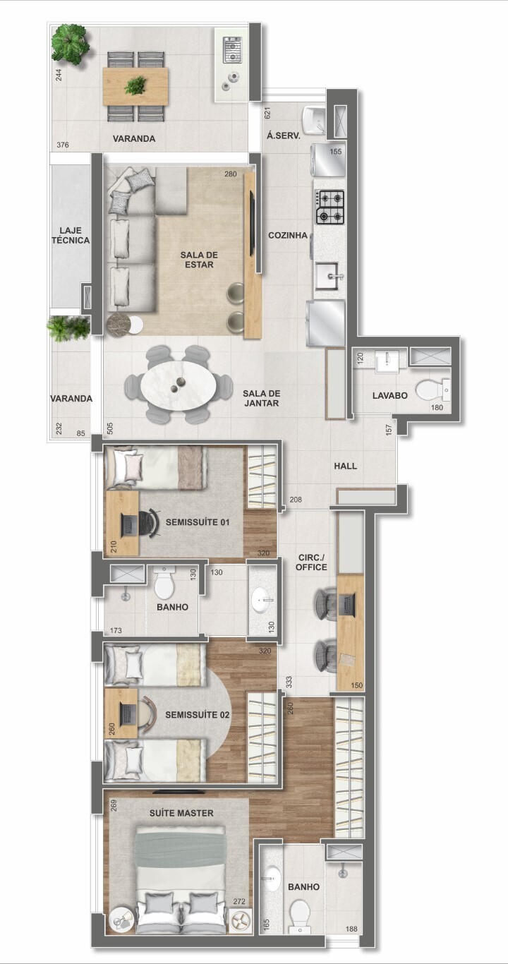 Apartamento à venda com 3 quartos, 88m² - Foto 70