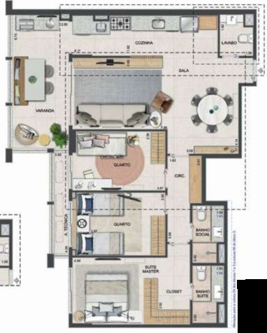 Apartamento à venda com 4 quartos, 132m² - Foto 27